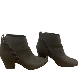 Grey size 9 Booties From express